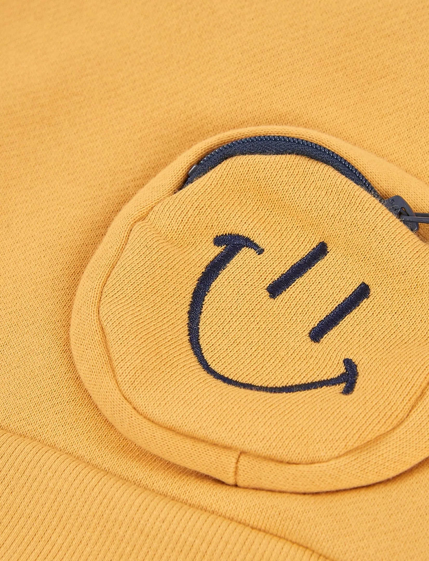 Boboli - Fleece combined dress for girl -BCI - langærmede babykjoler - mustard - 2