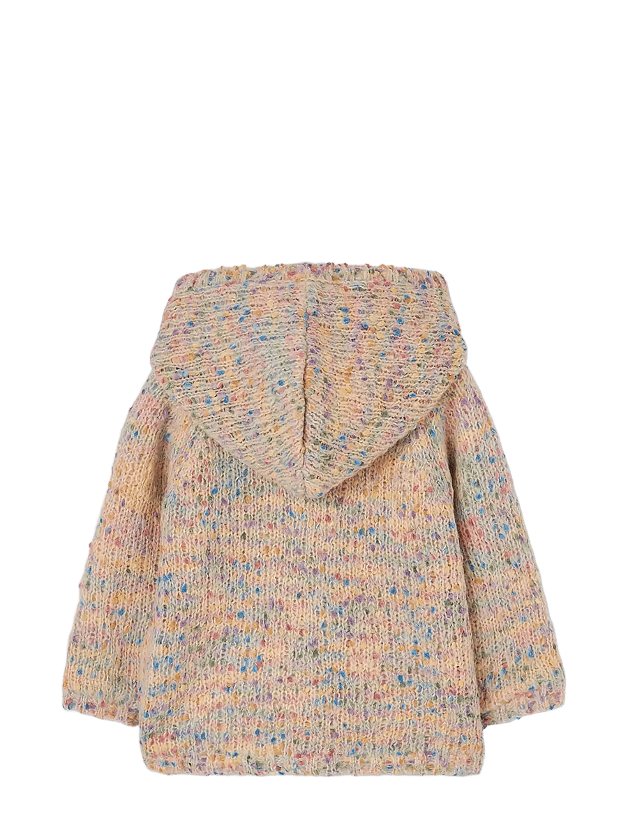 Boboli - Knitwear jacket for girl - cardigans - ecru - 1