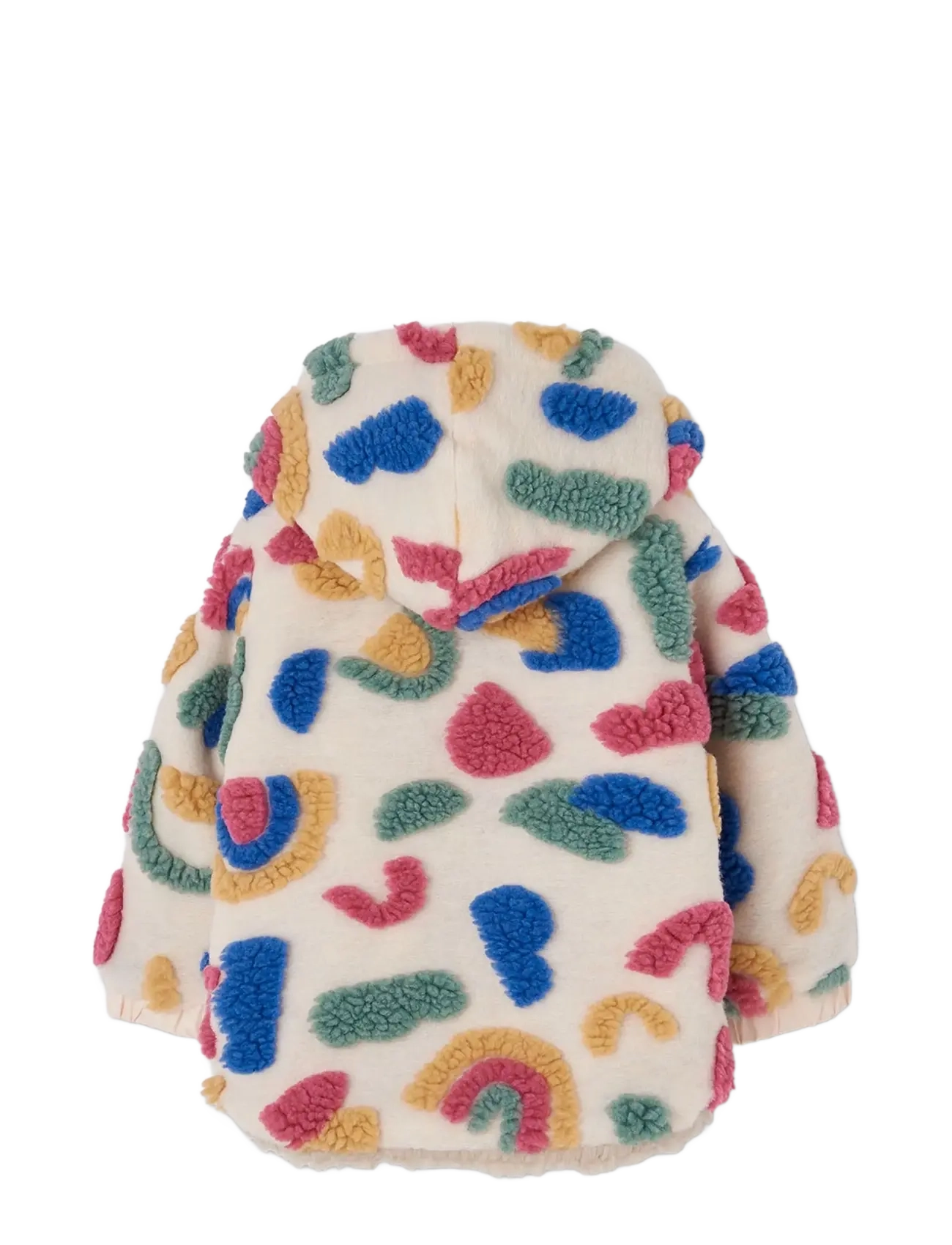 Boboli - Coat jacquard for girl - fleecejacken - ecru - 1