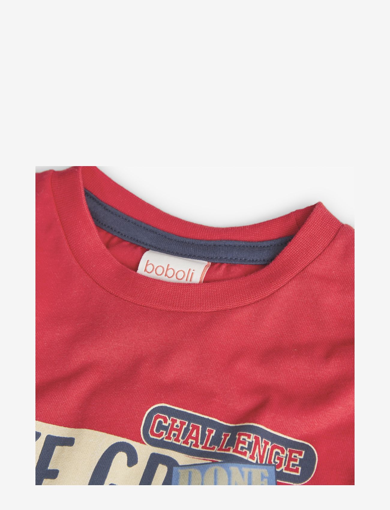 Boboli - Knit t-Shirt for baby boy -BCI - långärmade t-shirts - ruby red - 2