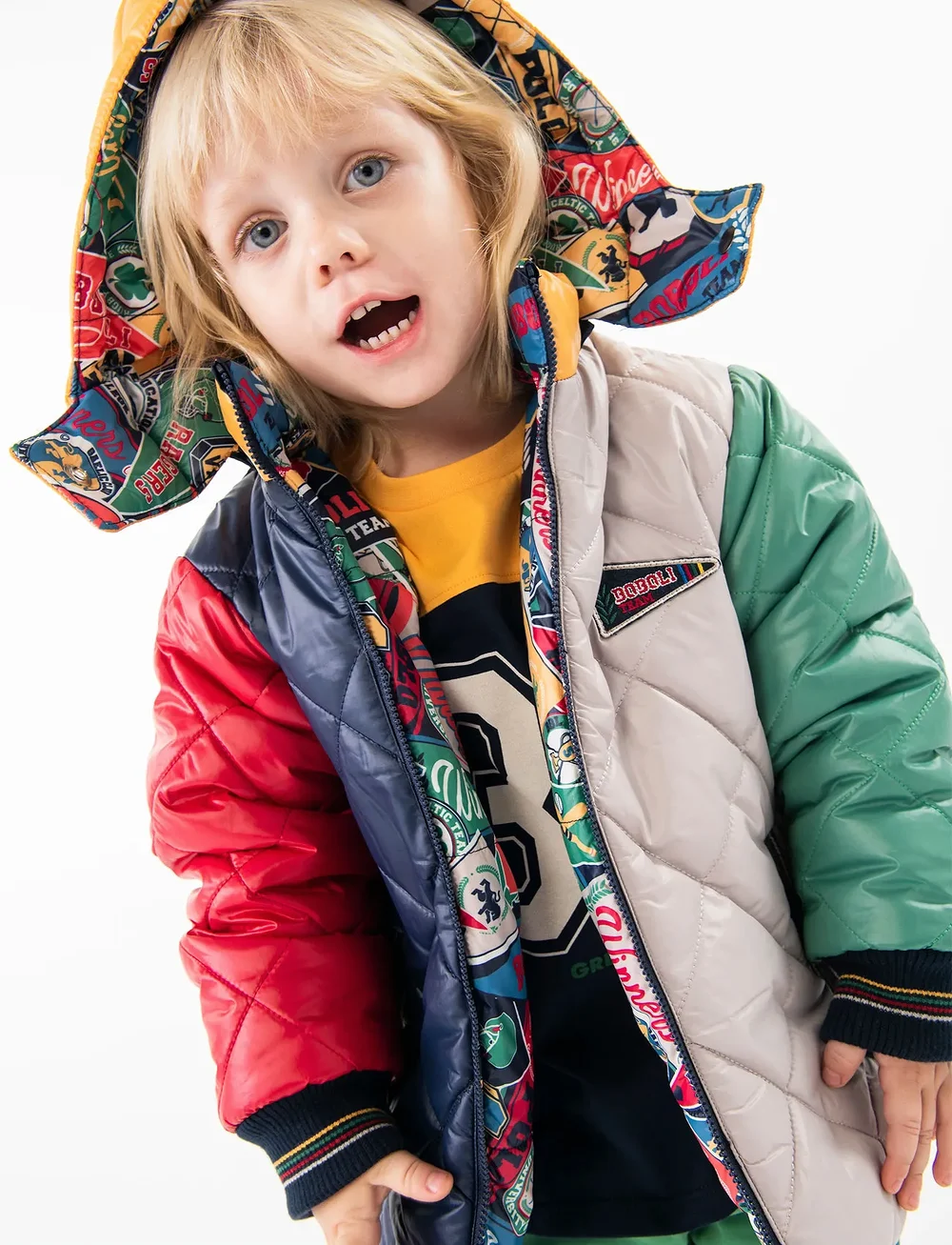 Boboli - Reversible parka for baby boy - parkas - navy - 0