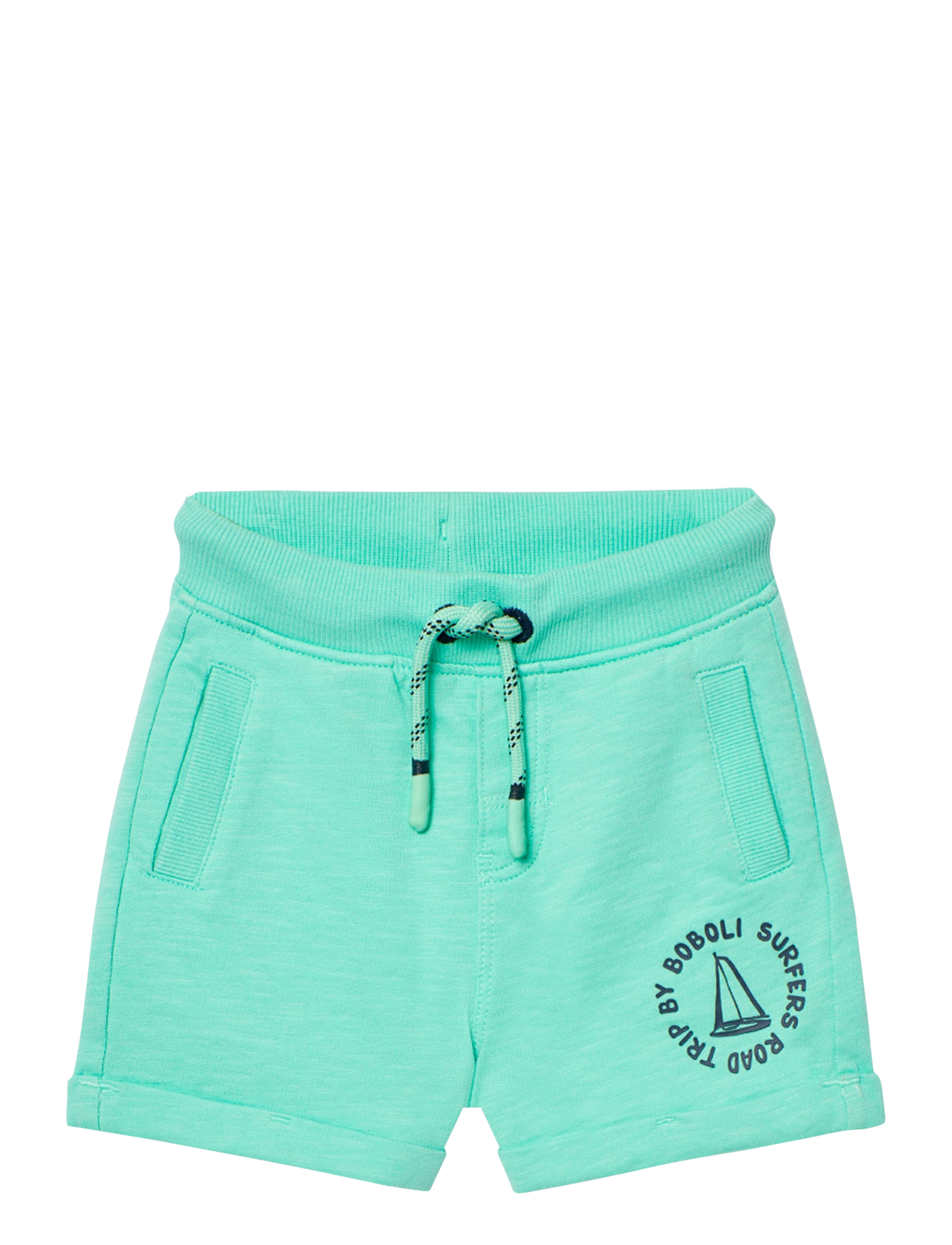 BOBOLI Fleece Bermuda Shorts Grün - 80 - Kinder