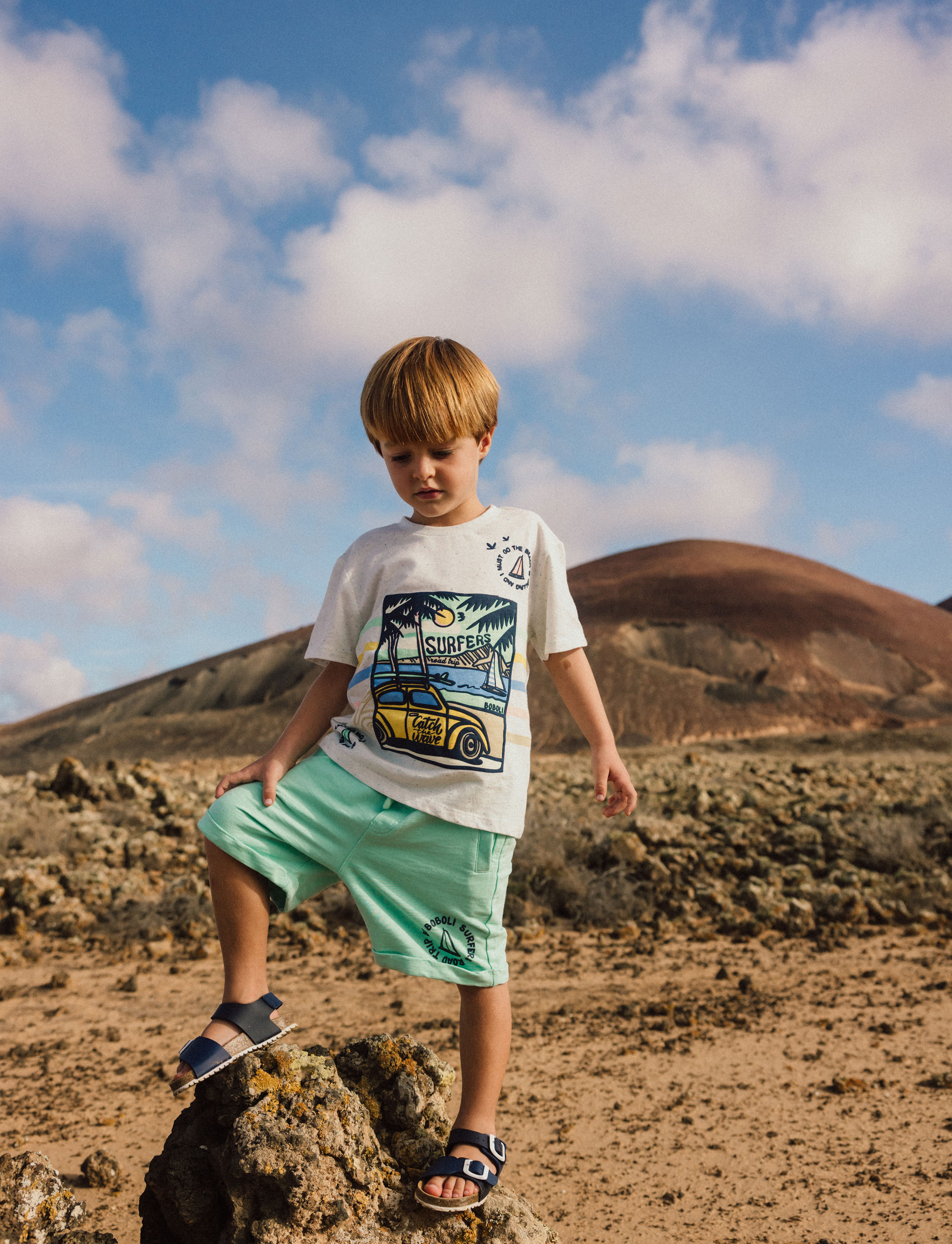 Boboli - Fleece bermuda shorts - sweatshorts - green - 4