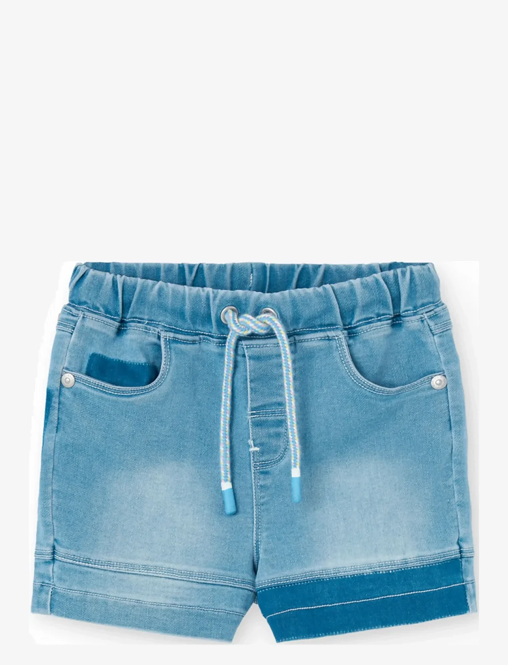 Boboli - Knit denim bermuda shorts - džinsiniai šortai - blue - 1