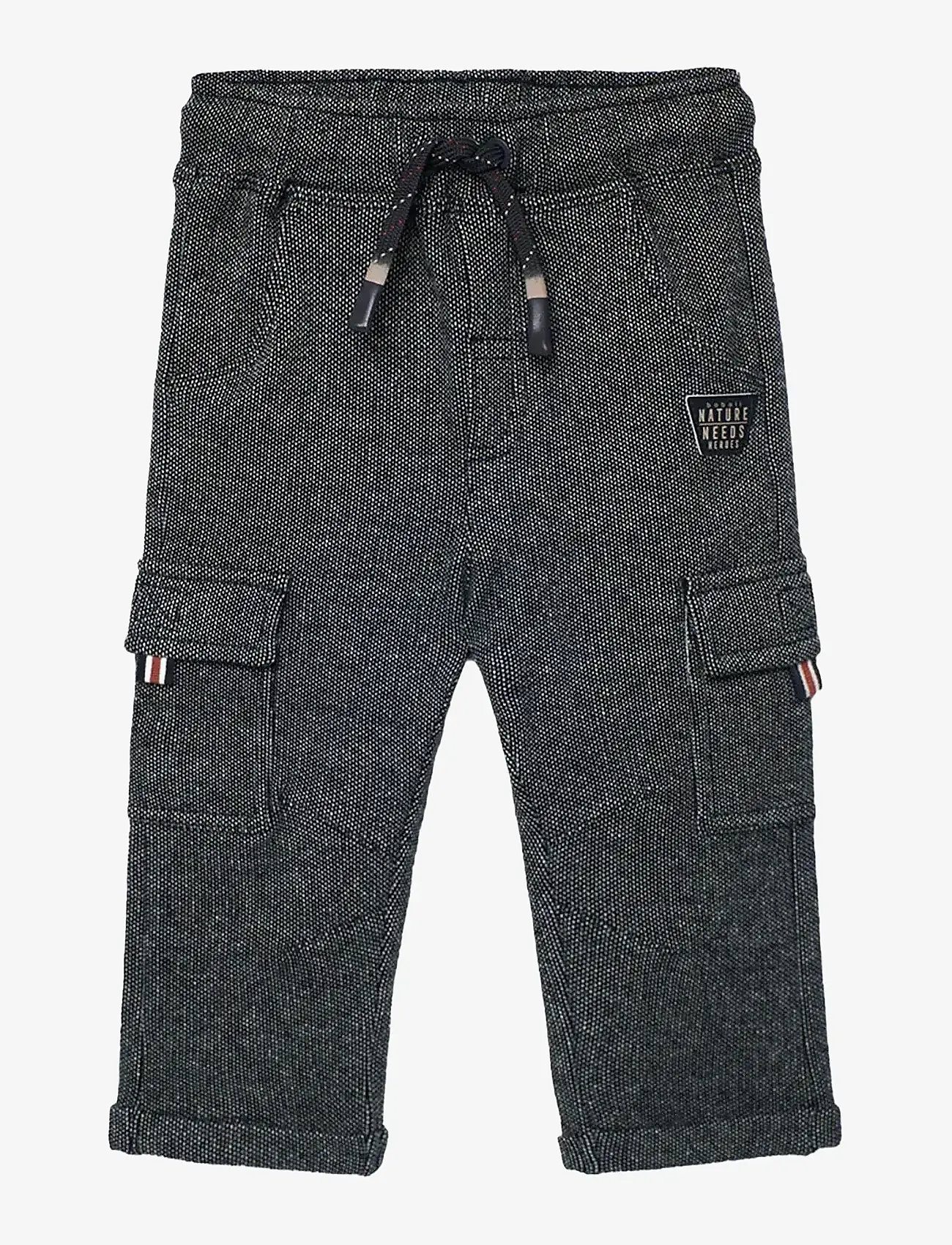 Boboli - Knit trousers fantasy - cargobukser - anthracite - 0