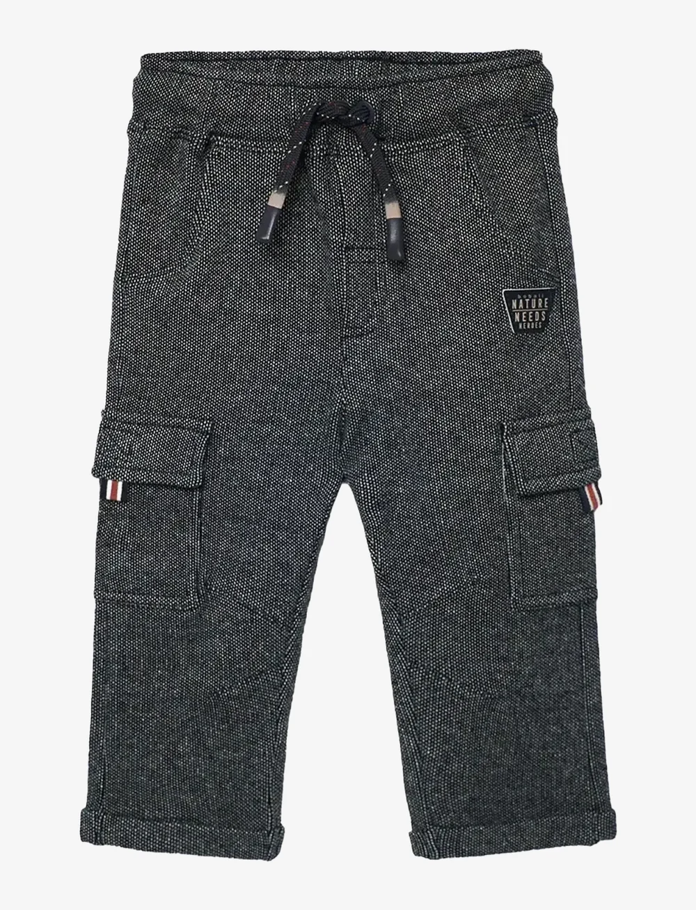 Boboli - Knit trousers fantasy - cargo pants - anthracite - 0