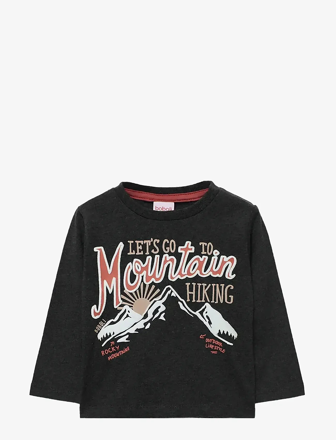 Boboli - Knit t-Shirt - långärmade t-shirts - anthracite - 0