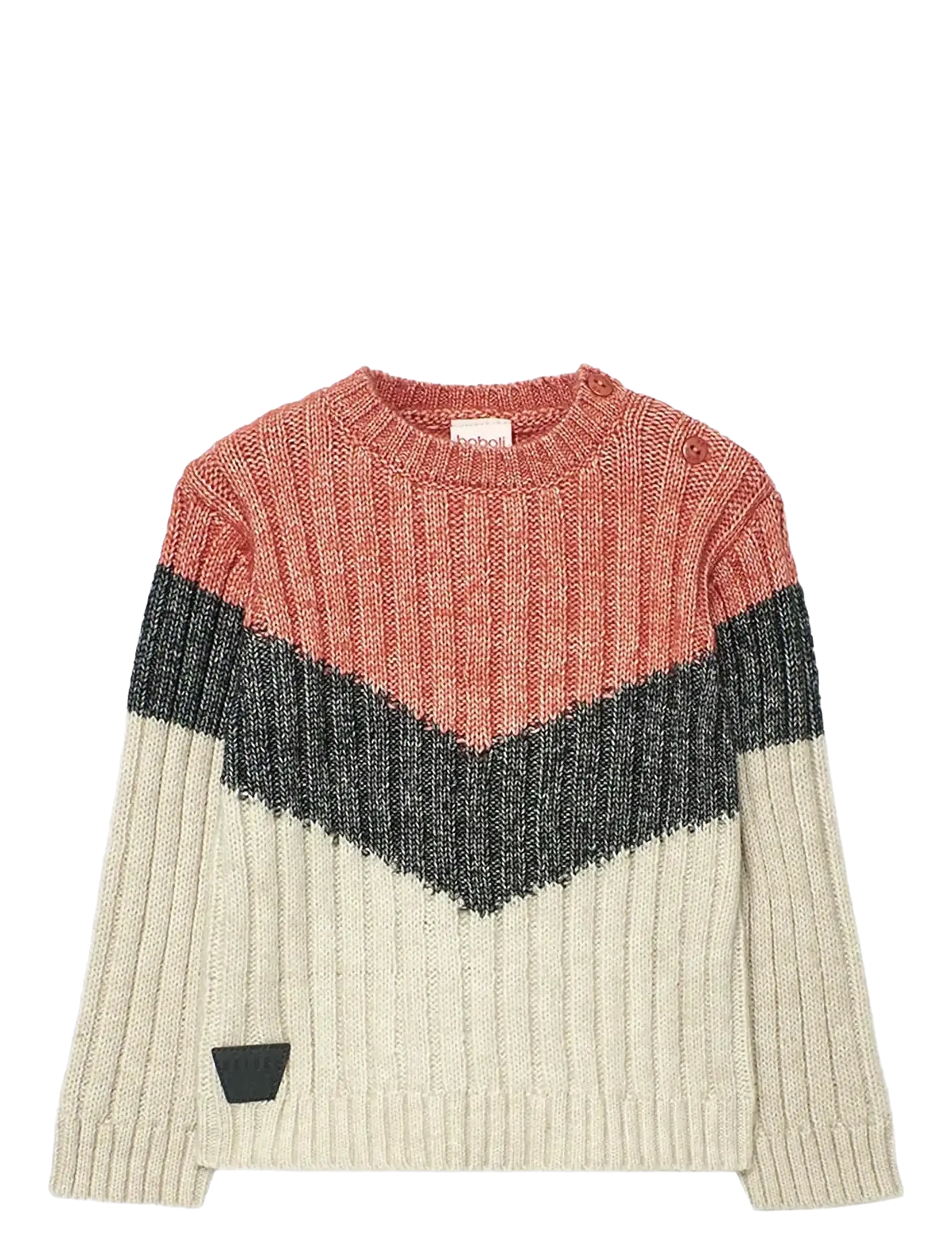 Boboli Knitwear Pullover, 122, Knitwear, Beige - Pullovers, Kinder
