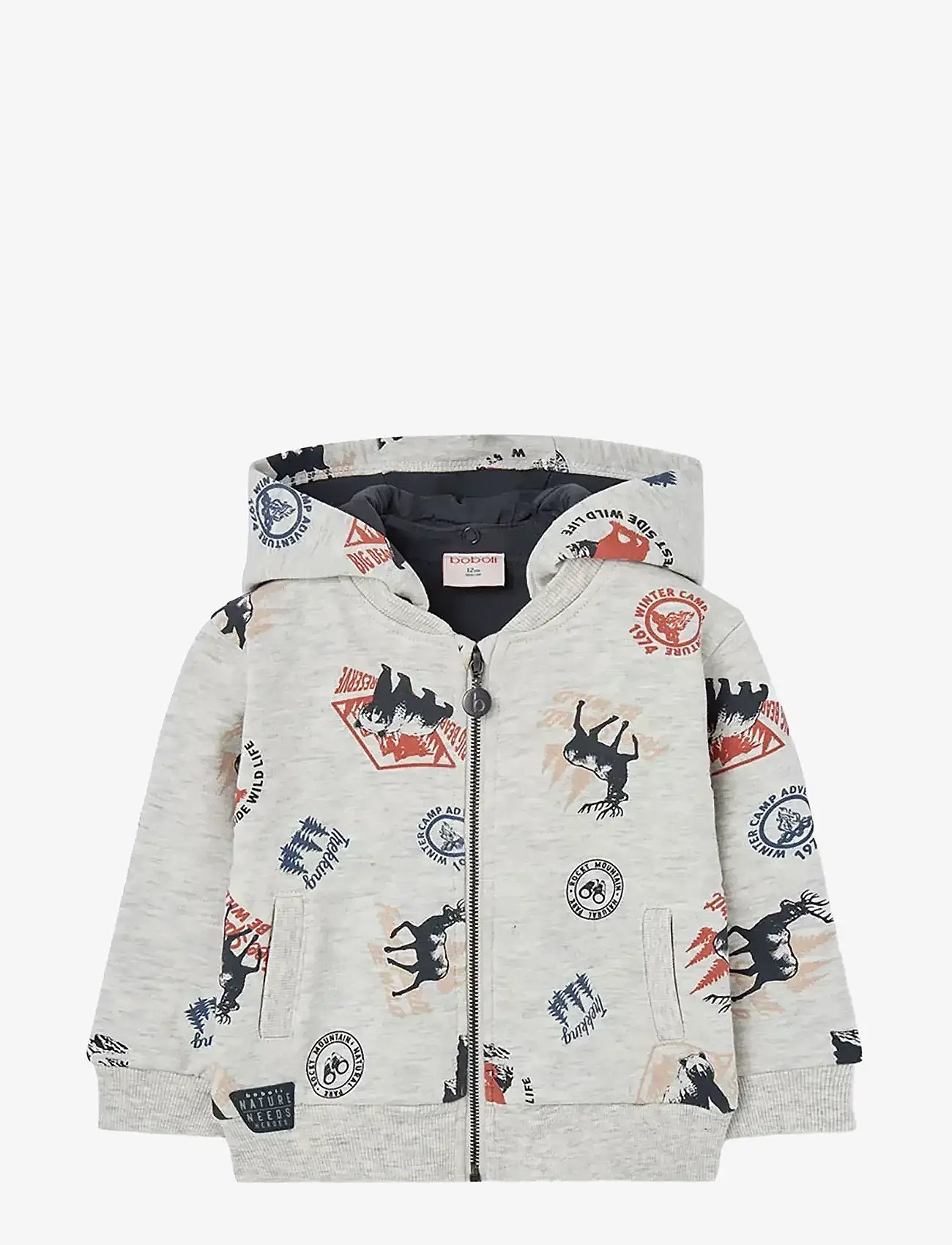 Boboli - Fleece jacket printed - kapuutsiga dressipluusid - print - 0