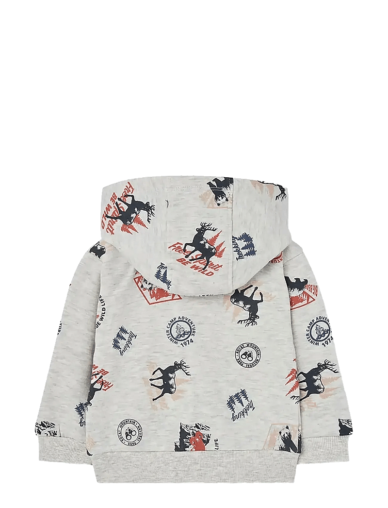 Boboli - Fleece jacket printed - kapuutsiga dressipluusid - print - 1