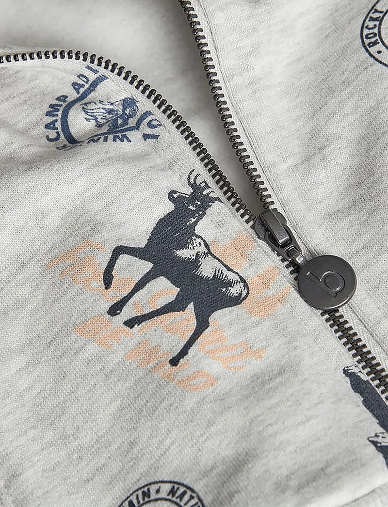 Boboli - Fleece jacket printed - kapuutsiga dressipluusid - print - 2