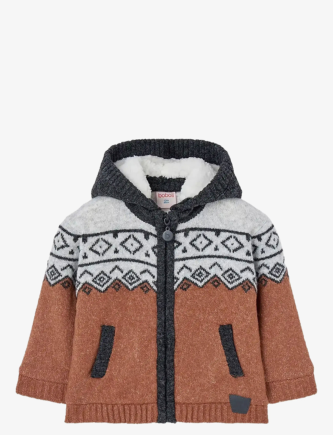 Boboli - Knitwear jacket - koftor - copper - 0