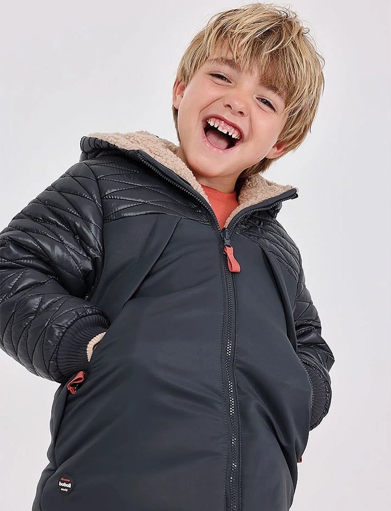 Boboli - Reversible parka - vinterjackor - anthracite - 4