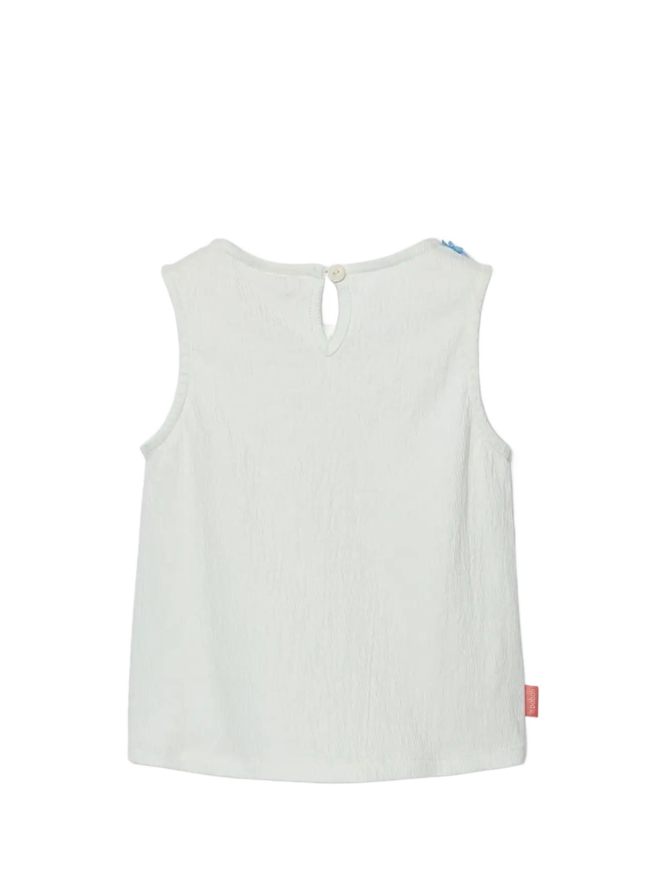 Boboli - Knit t-Shirt for girl -BCI - hlýrabolir - pearl - 2