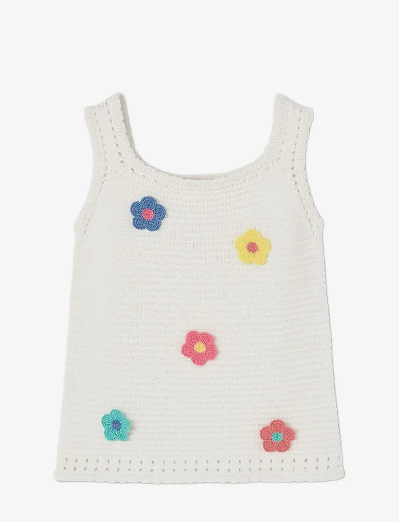 Boboli - Shirt for girl -BCI - Ærmeløs undertrøje - pearl - 0