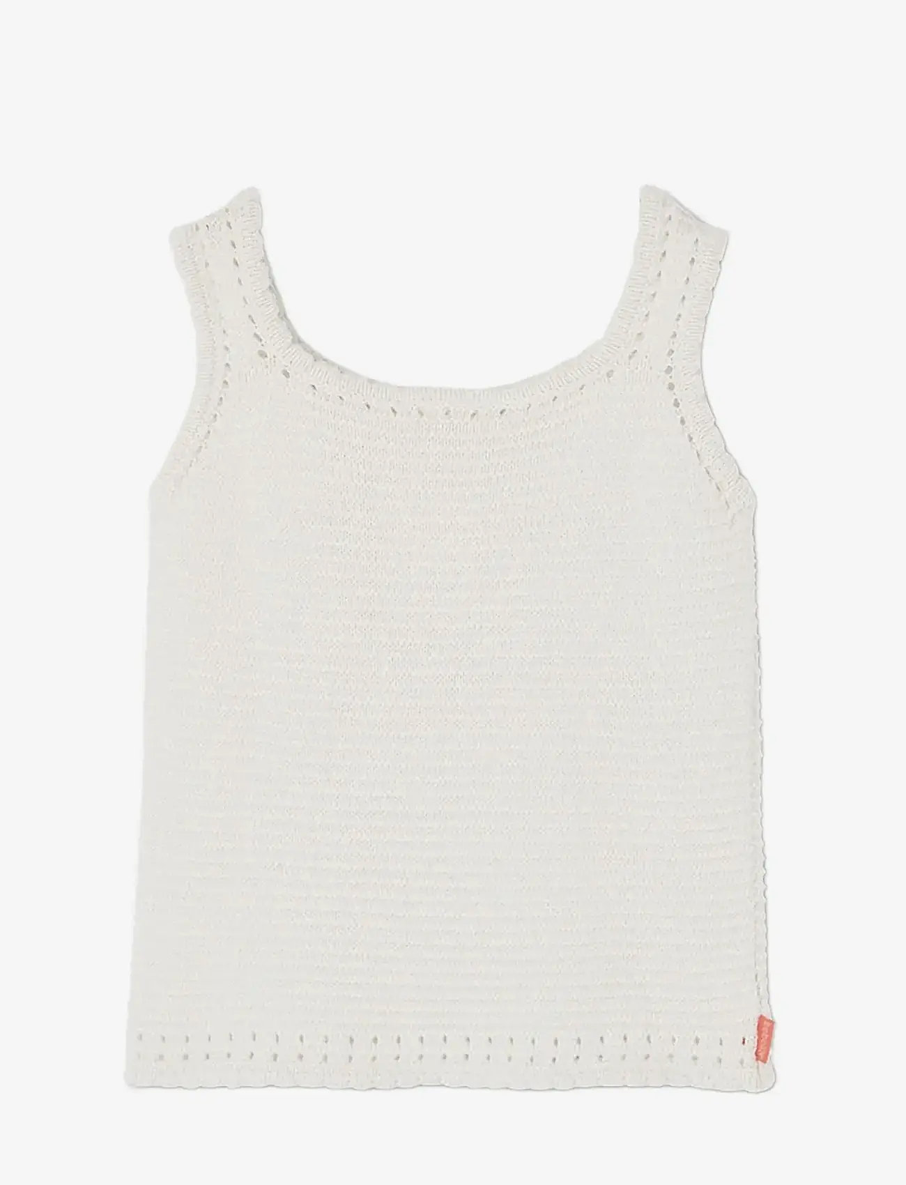 Boboli - Shirt for girl -BCI - Ærmeløs undertrøje - pearl - 1