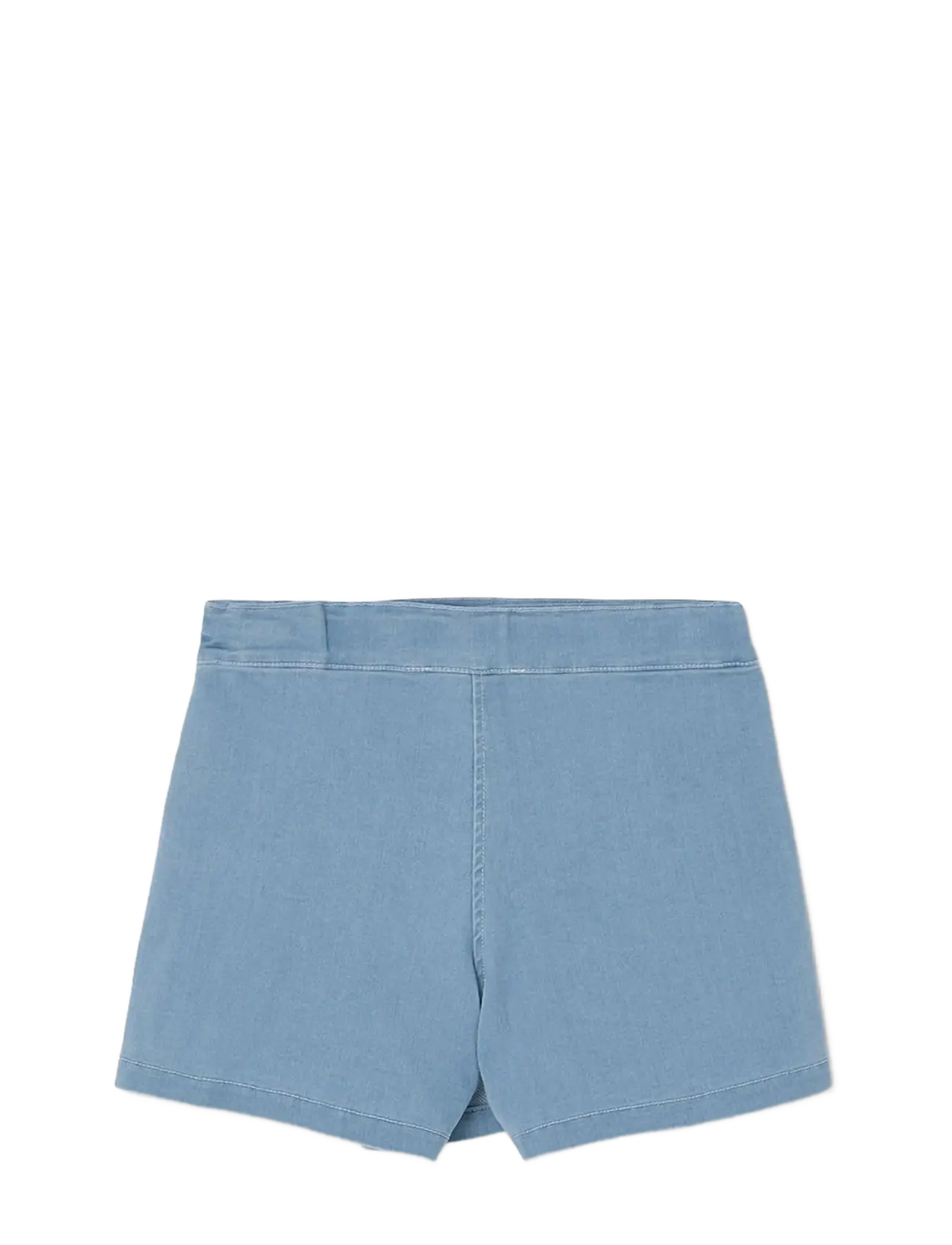 Boboli - Knitted pant skirt denim for girl -BCI - denimshorts - bleach - 1