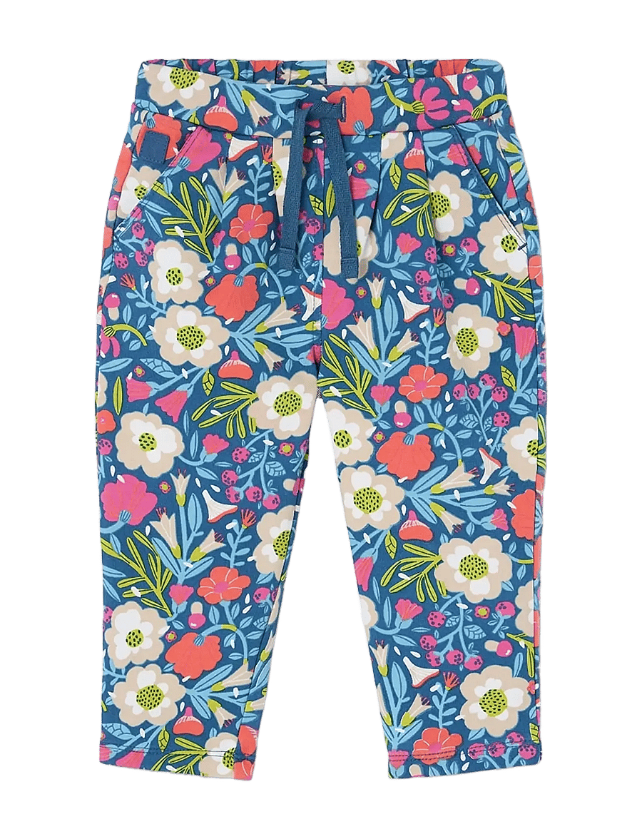 Boboli - Fleece trousers floral for girl -BCI - jogginghosen - print - 0