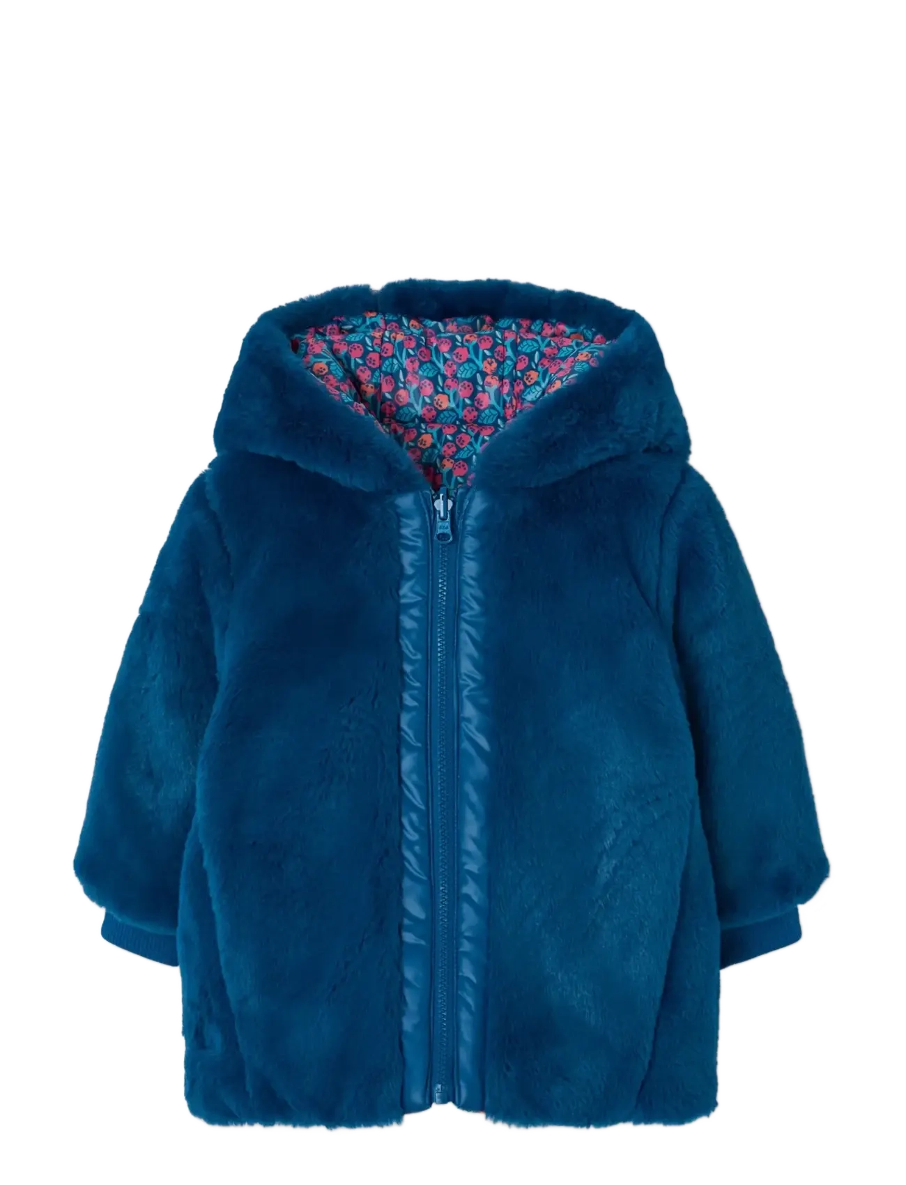 Boboli - Reversible technical fabric parka for girl - canard - 2