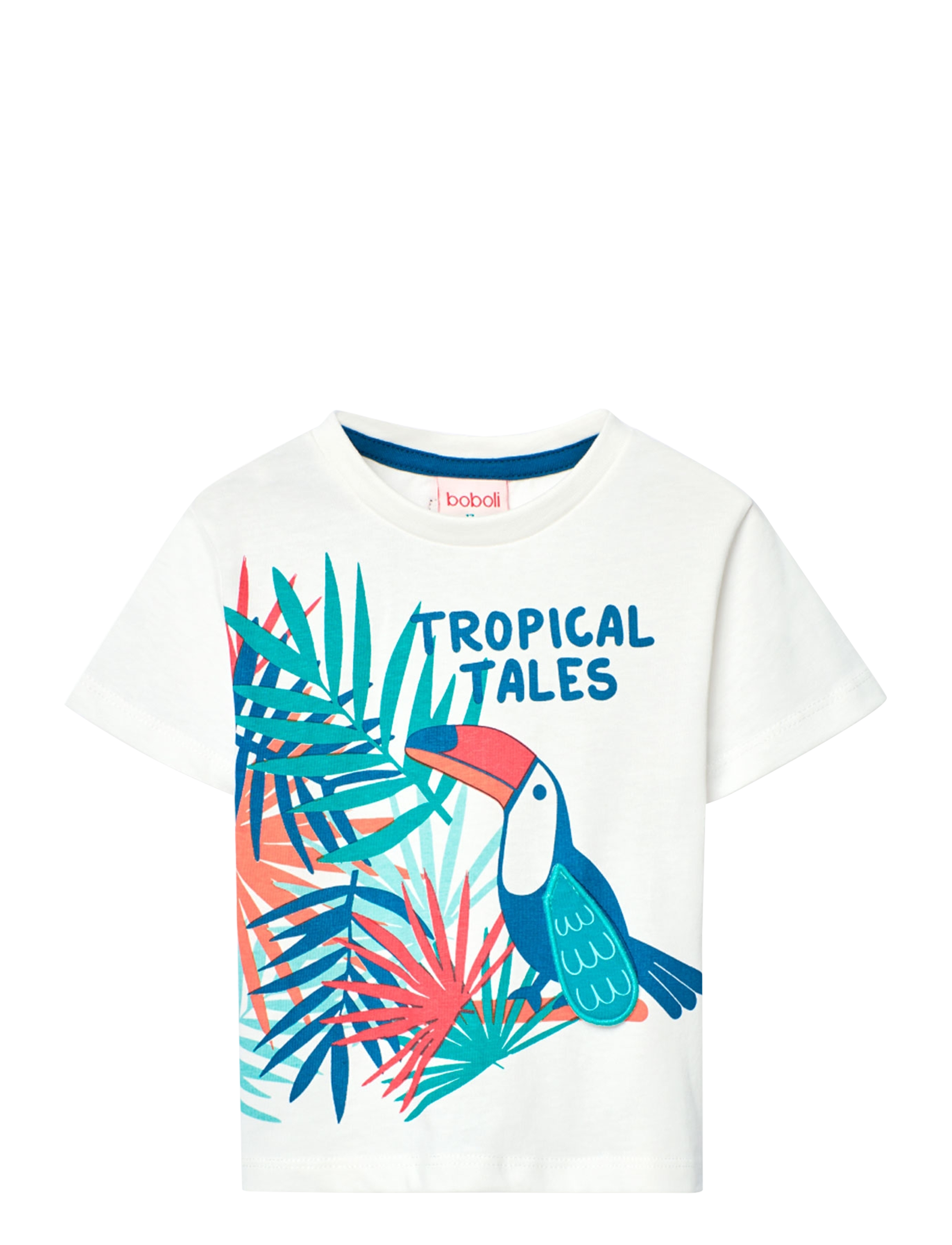 Boboli Knit t-Shirt - 4 for 3 - WHITE / white