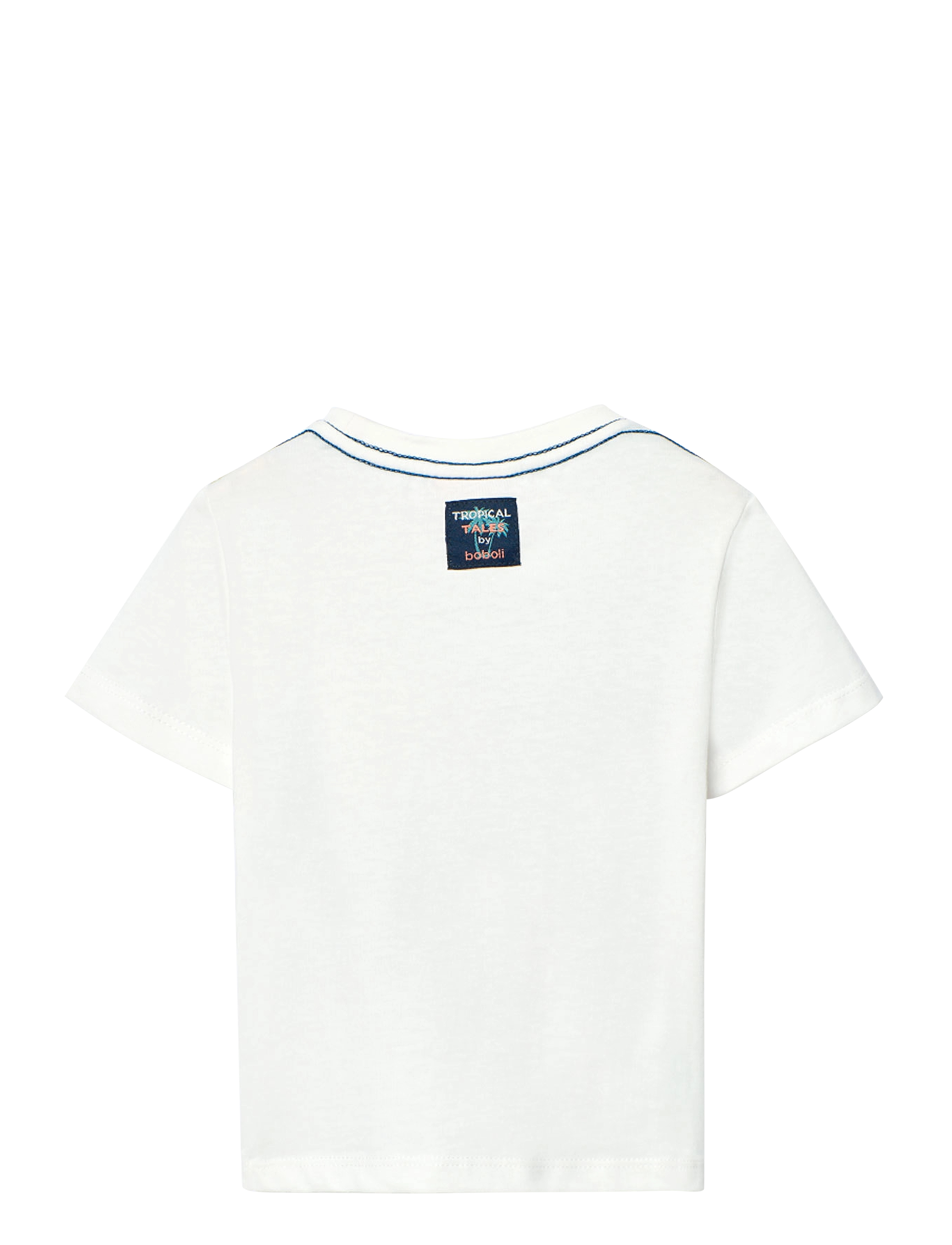Boboli - Knit t-Shirt - korte mouwen - white - 2