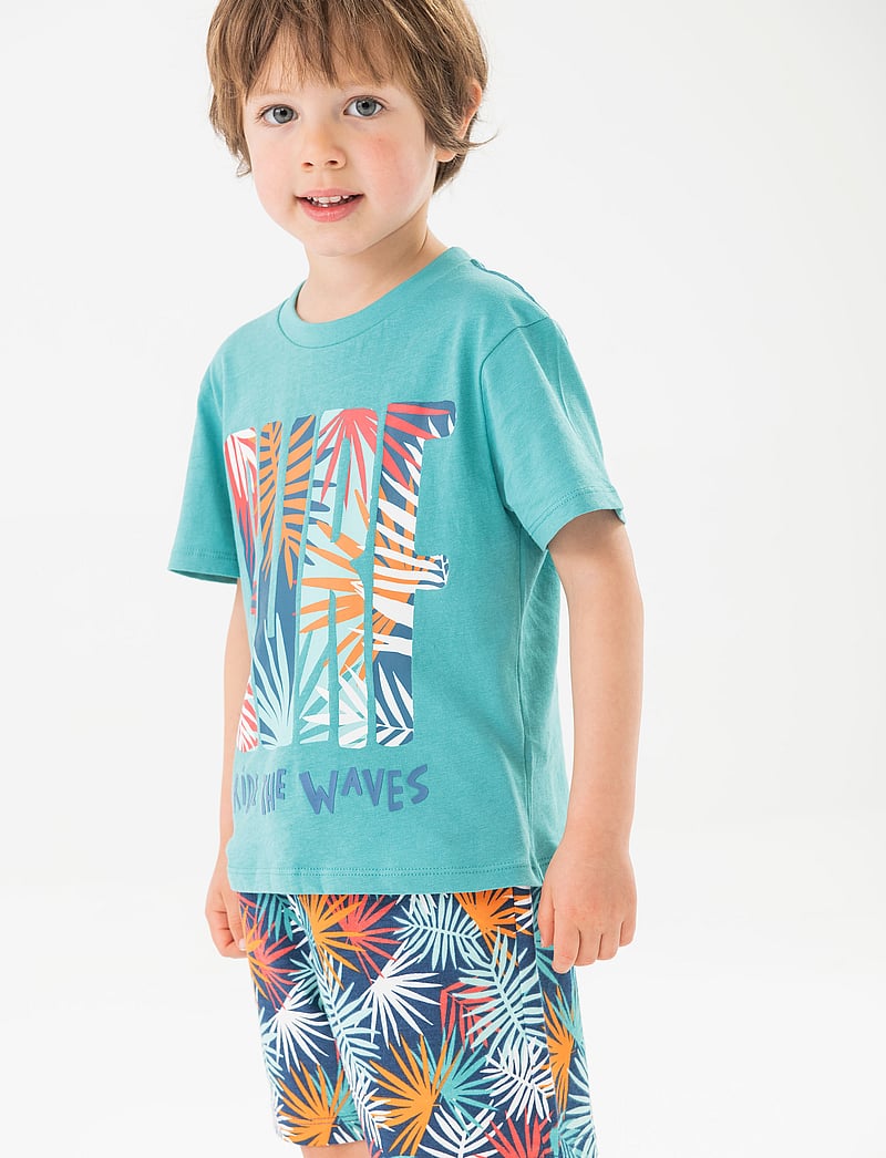 Boboli - Knit t-Shirt - kortärmade t-shirts - green - 0