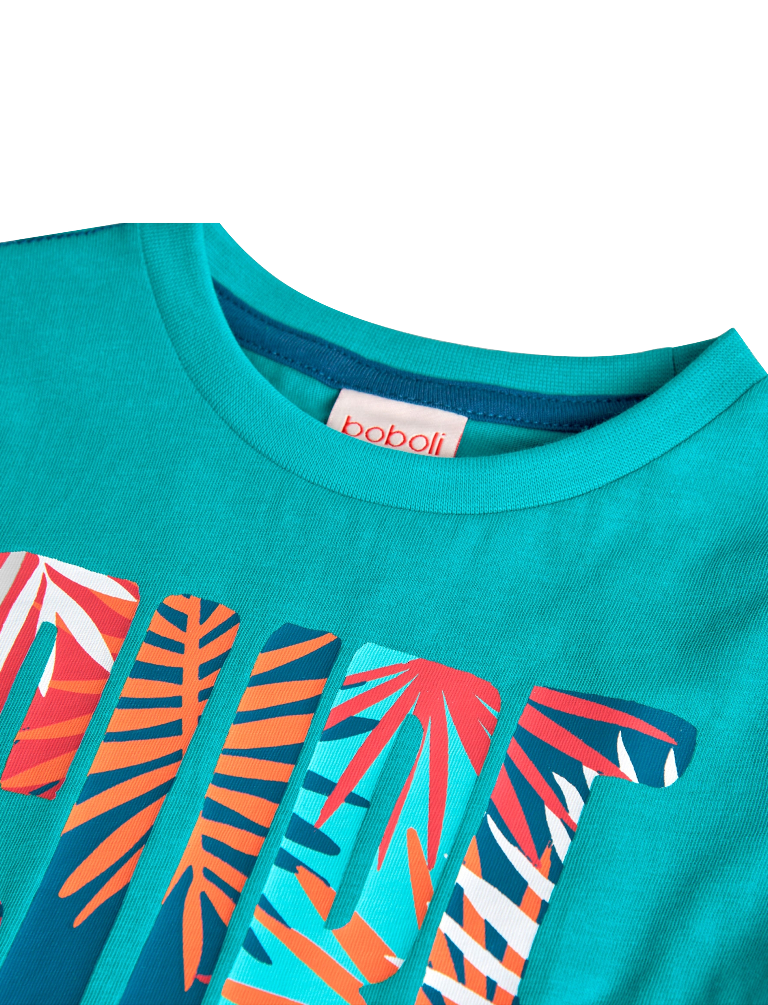 Boboli - Knit t-Shirt - short-sleeved t-shirts - green - 3