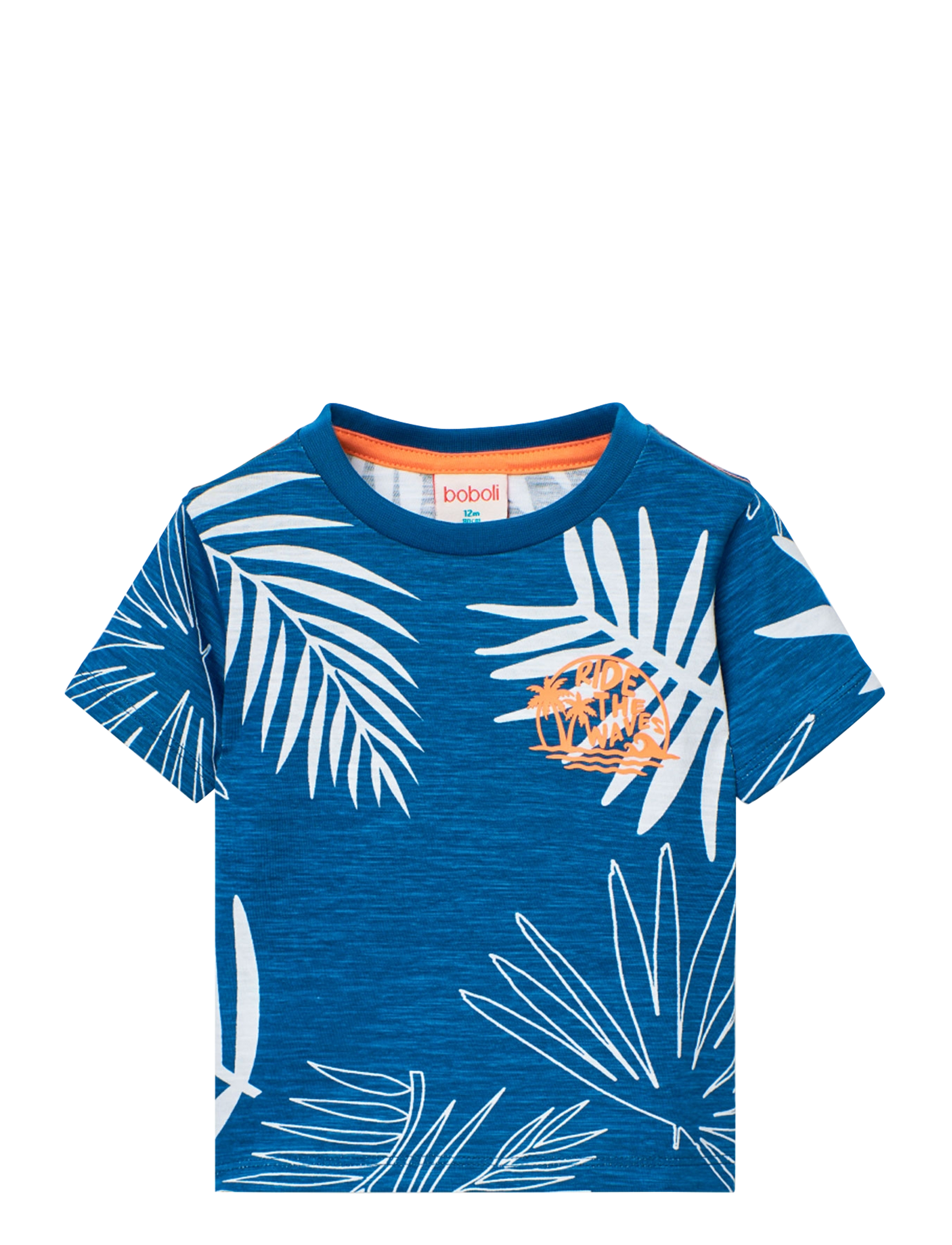 Boboli Knit t-Shirt flame - Today's super deals - BLUE / blue