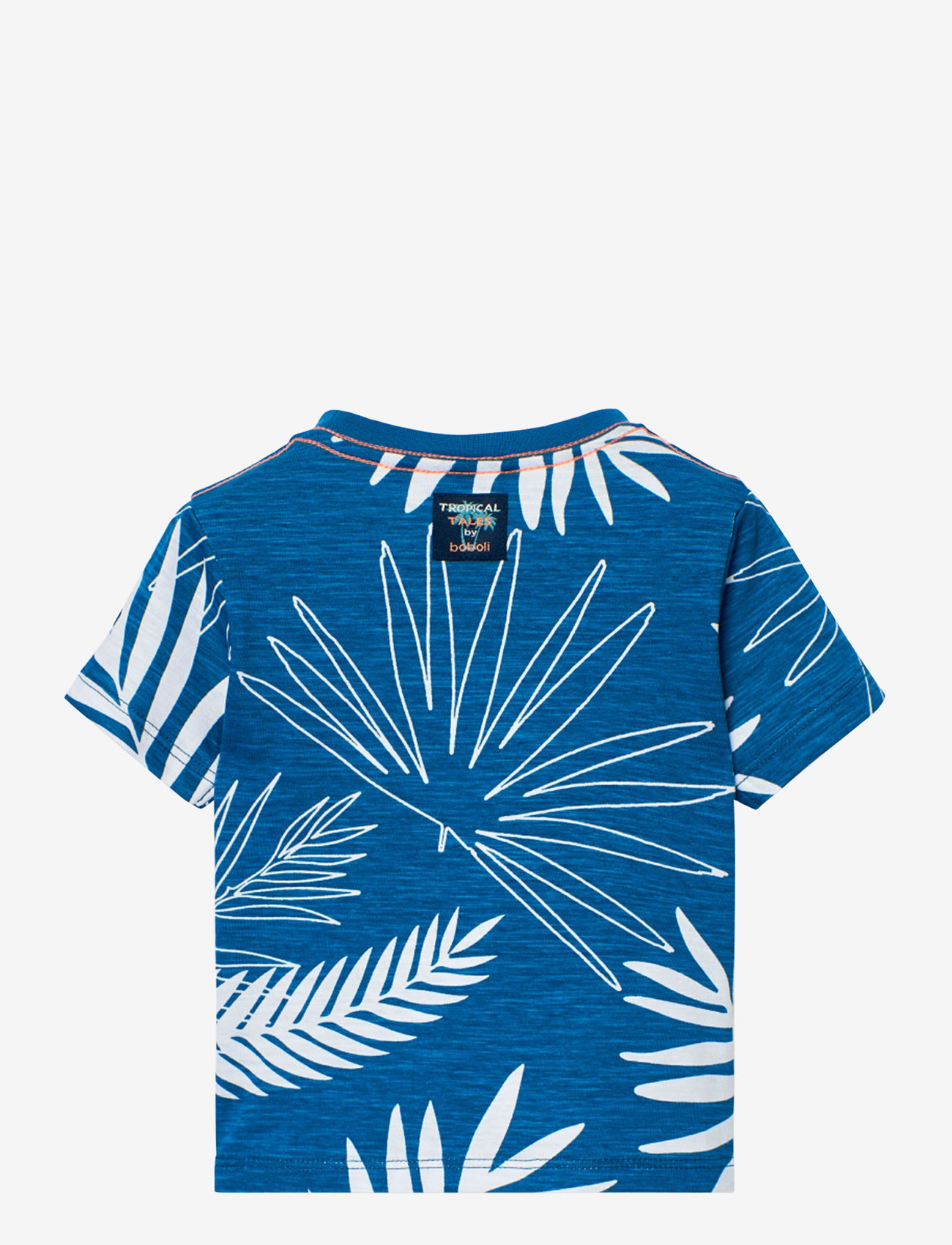 Boboli - Knit t-Shirt flame - short-sleeved t-shirts - blue - 2