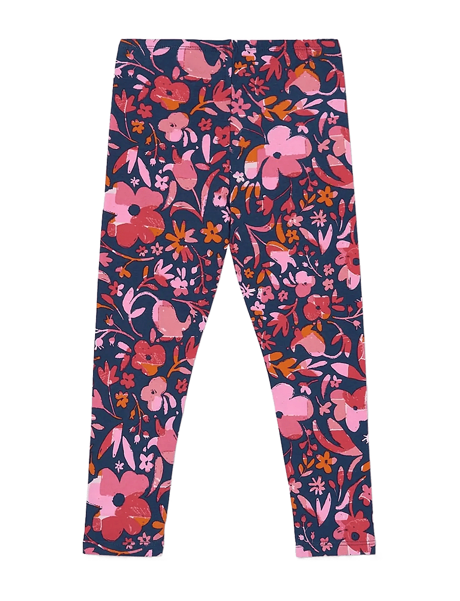 Boboli - Stretch knit leggings for girl -BCI - leggings - print - 1