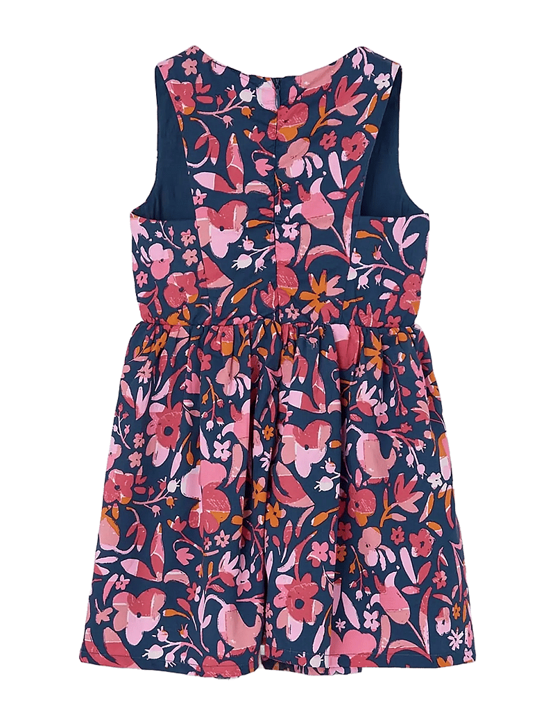 Boboli - Satin dress floral for girl -BCI - varrukateta beebi kleidid - print - 1