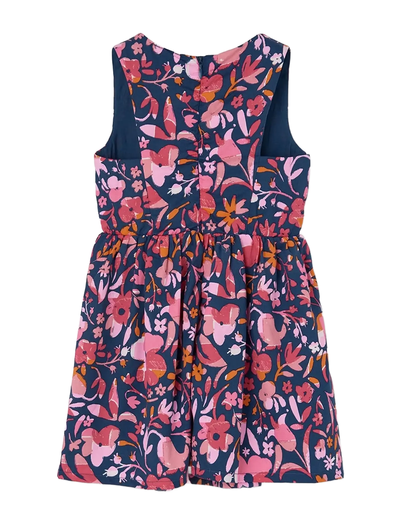 Boboli - Satin dress floral for girl -BCI - kūdikių suknelės be rankovių - print - 1