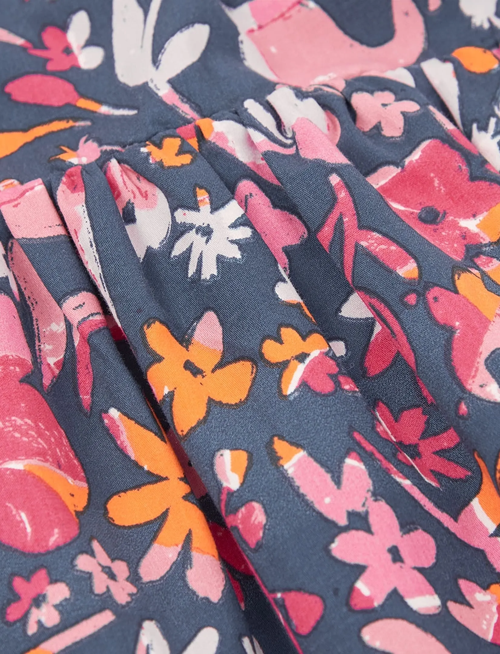 Boboli - Satin dress floral for girl -BCI - kūdikių suknelės be rankovių - print - 2