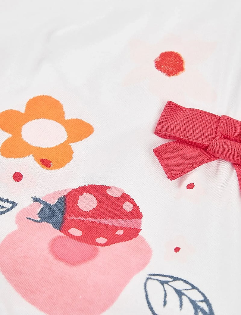 Boboli - Knit dress for girl -BCI - lühikeste varrukatega beebi kleidid - white - 2