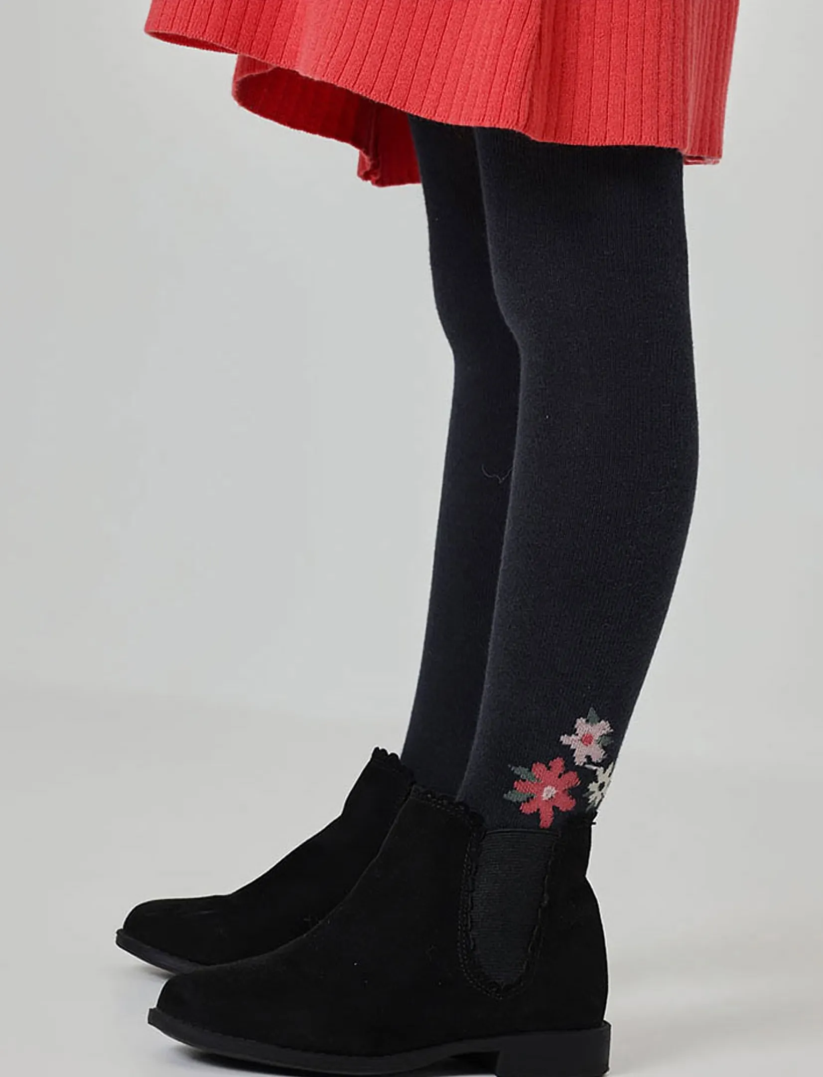 Boboli - Thick tights for girl -BCI - anthracite - 0