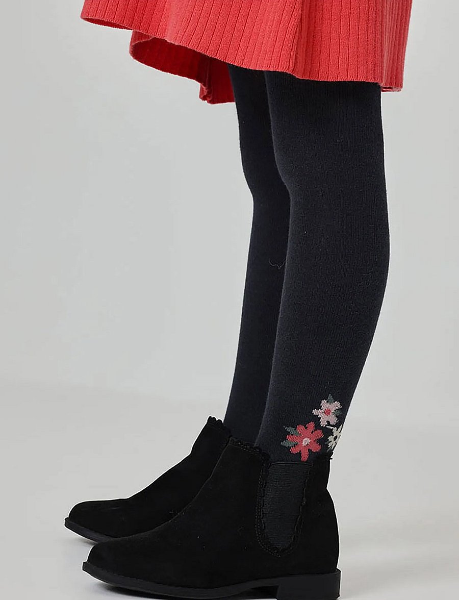 Boboli - Thick tights for girl -BCI - strumpbyxor - anthracite - 0