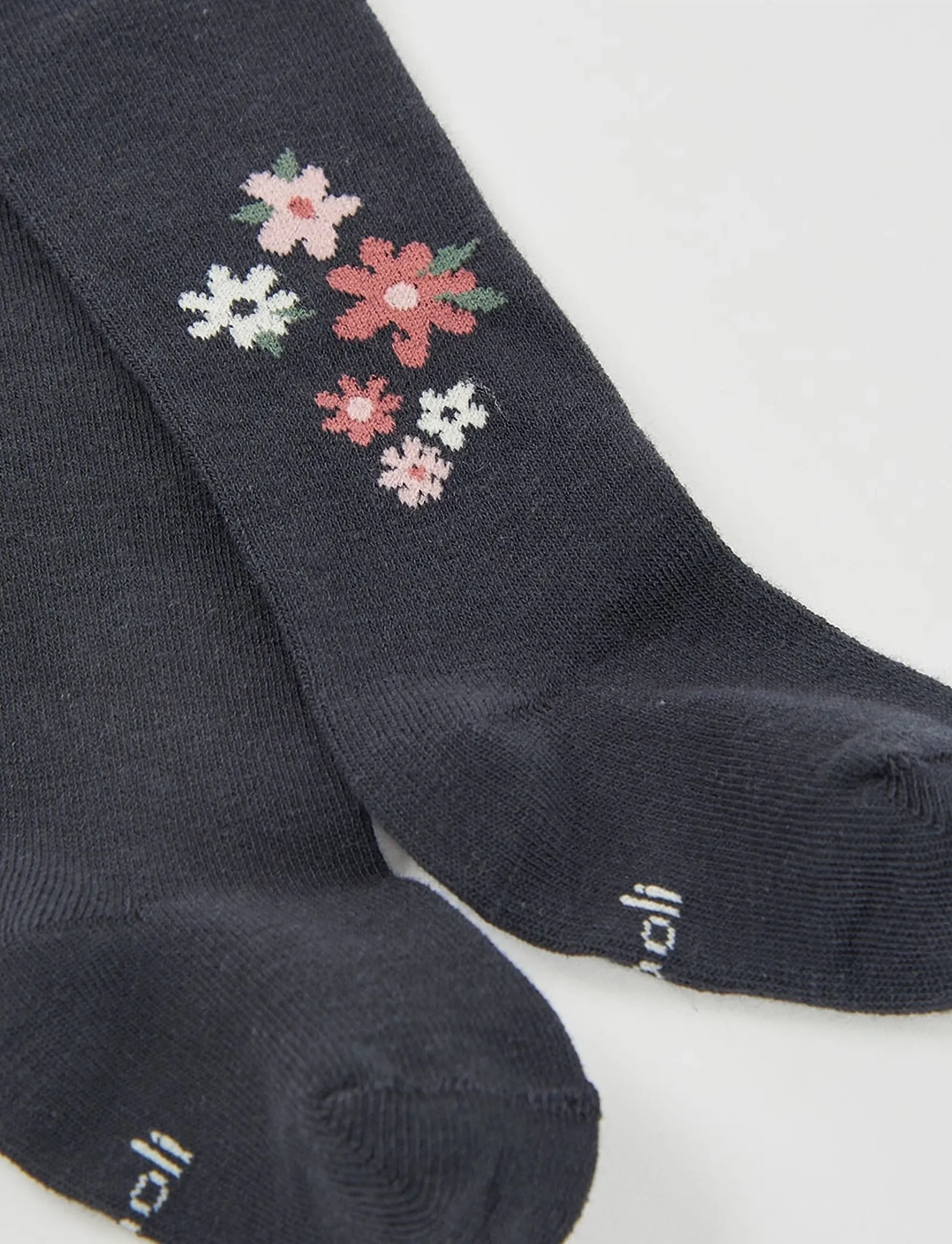 Boboli - Thick tights for girl -BCI - anthracite - 2