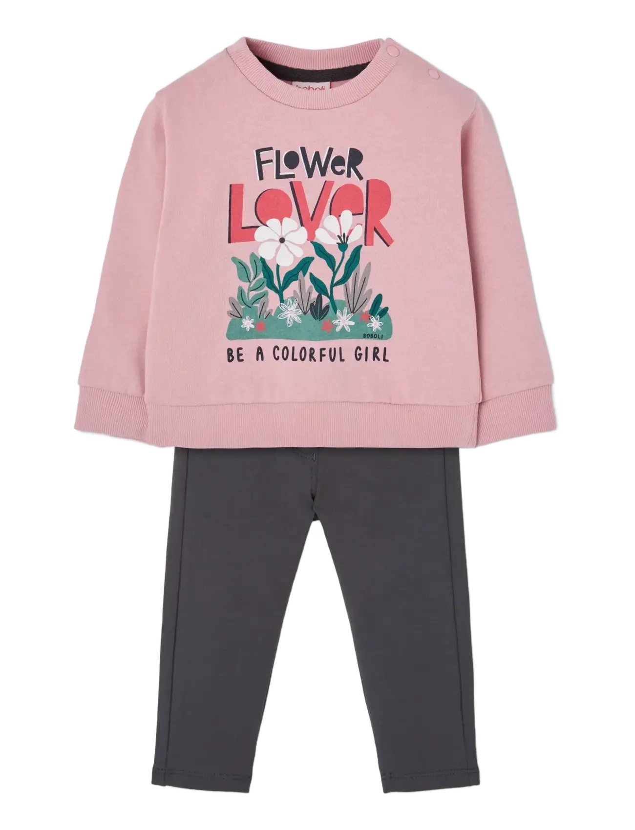 Boboli Set knit for girl -BCI - Boboli - HORTENSIA / pink/rose