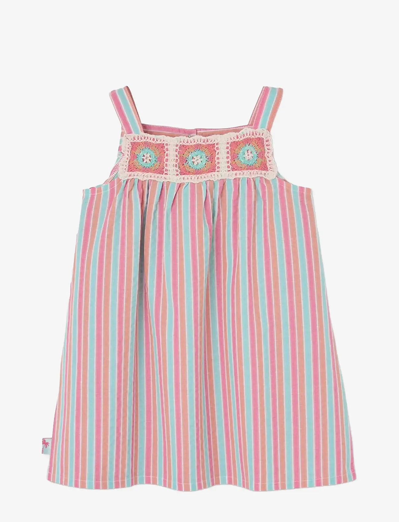Boboli - Poplin dress striped for girl -BCI - Ärmellose babykleider - stripes - 1