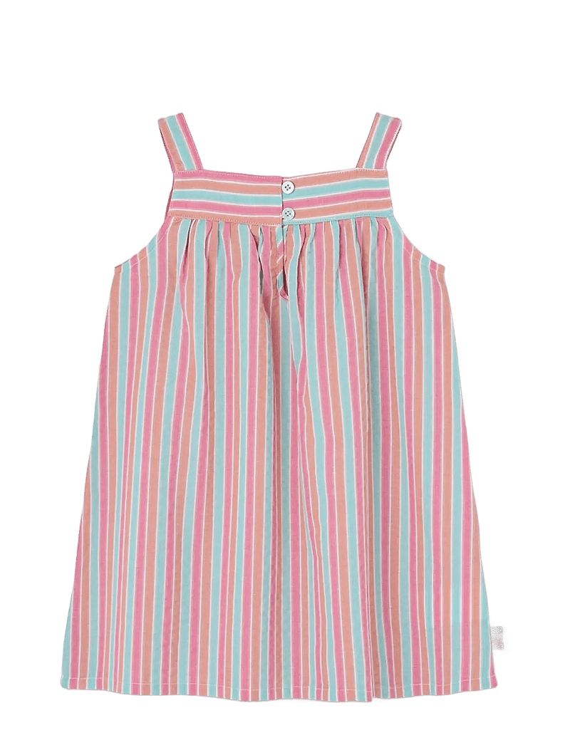 Boboli - Poplin dress striped for girl -BCI - Ärmellose babykleider - stripes - 2