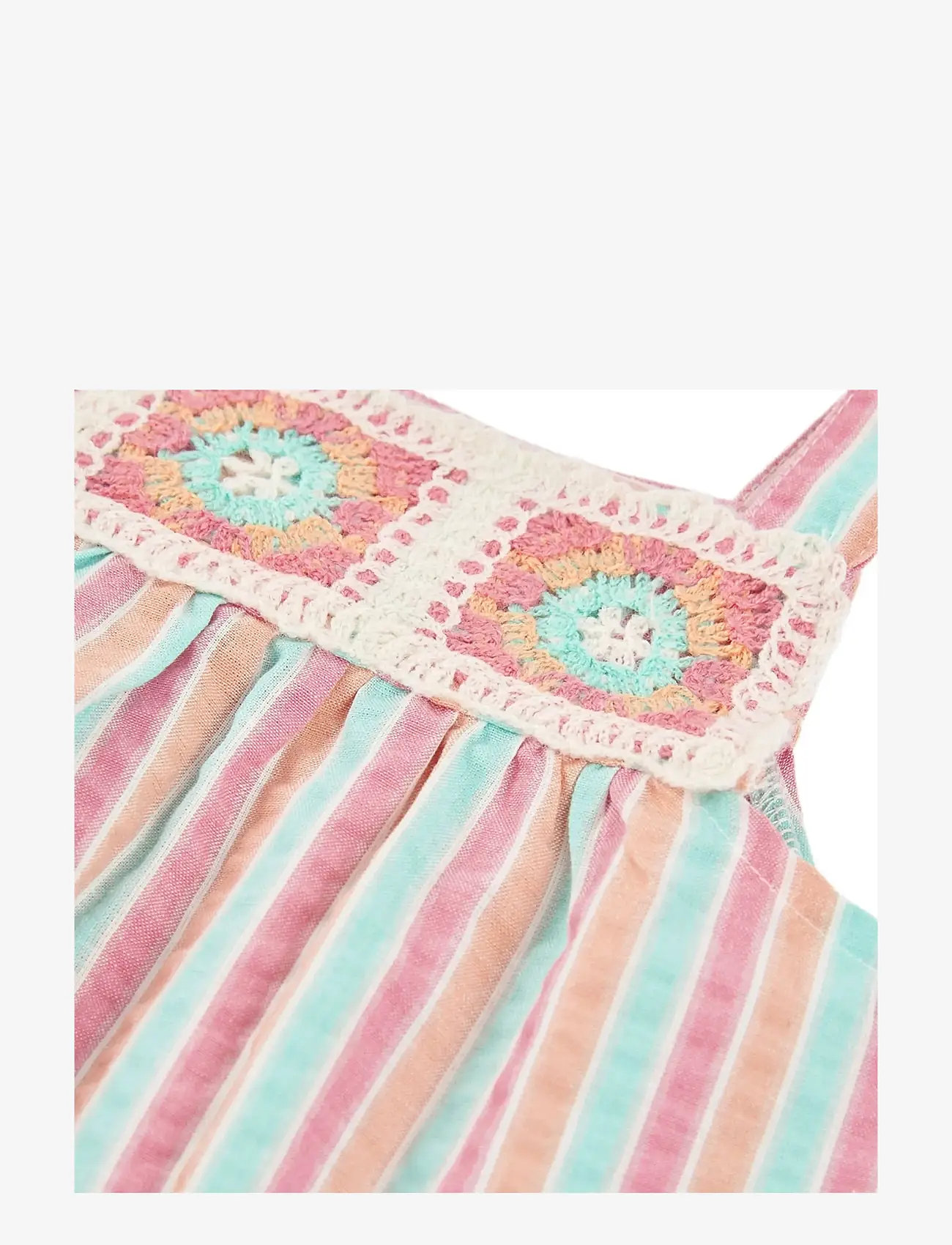 Boboli - Poplin dress striped for girl -BCI - Ärmellose babykleider - stripes - 3