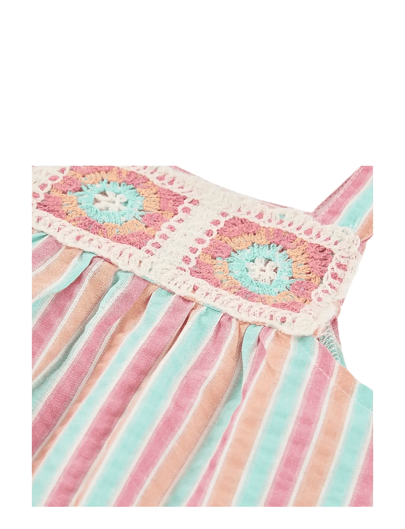 Boboli - Poplin dress striped for girl -BCI - Ärmellose babykleider - stripes - 3