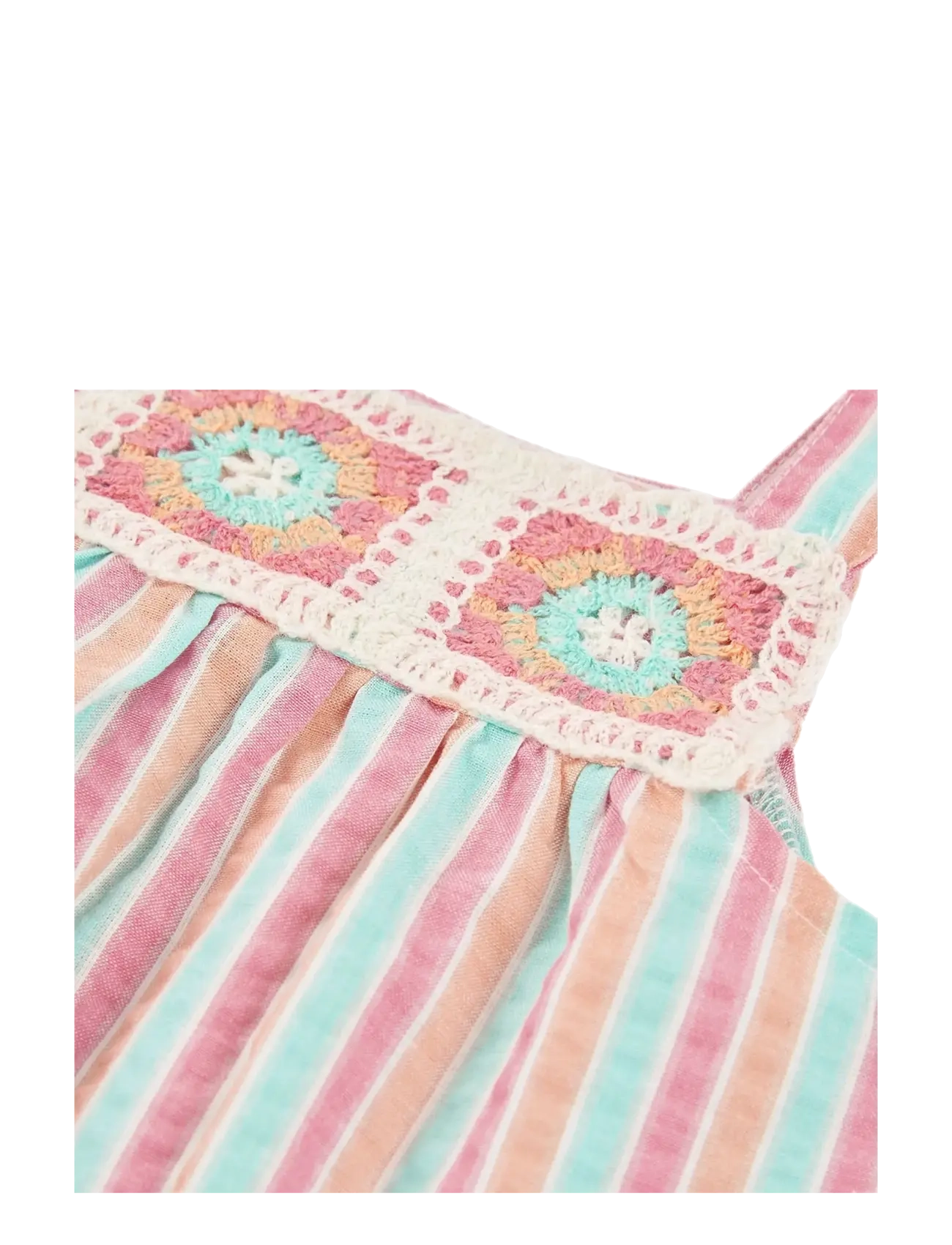 Boboli - Poplin dress striped for girl -BCI - robes pour bébés sans manches - stripes - 3