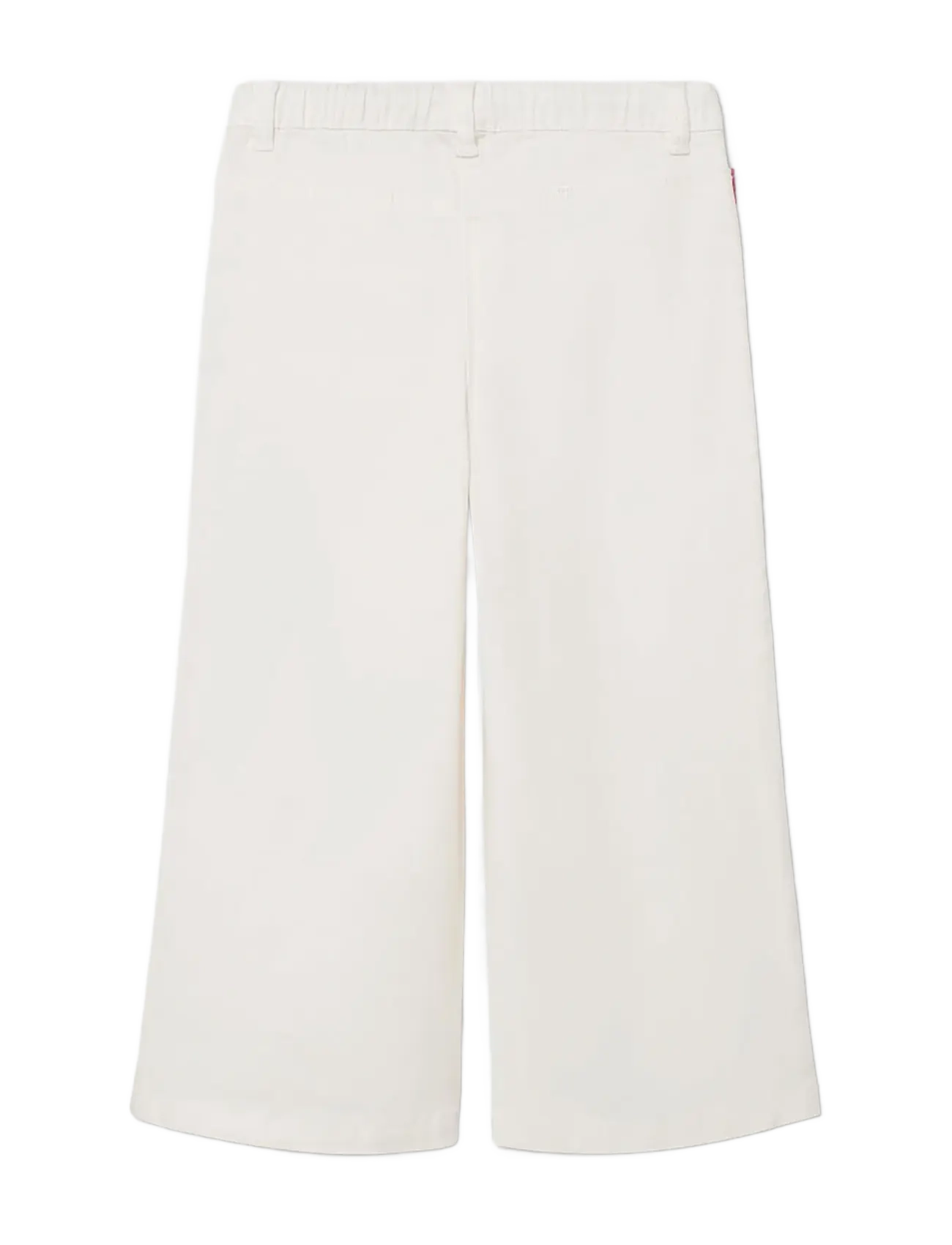 Boboli - Stretch twill trousers for girl -BCI - pantalon pour bébé - off white - 1