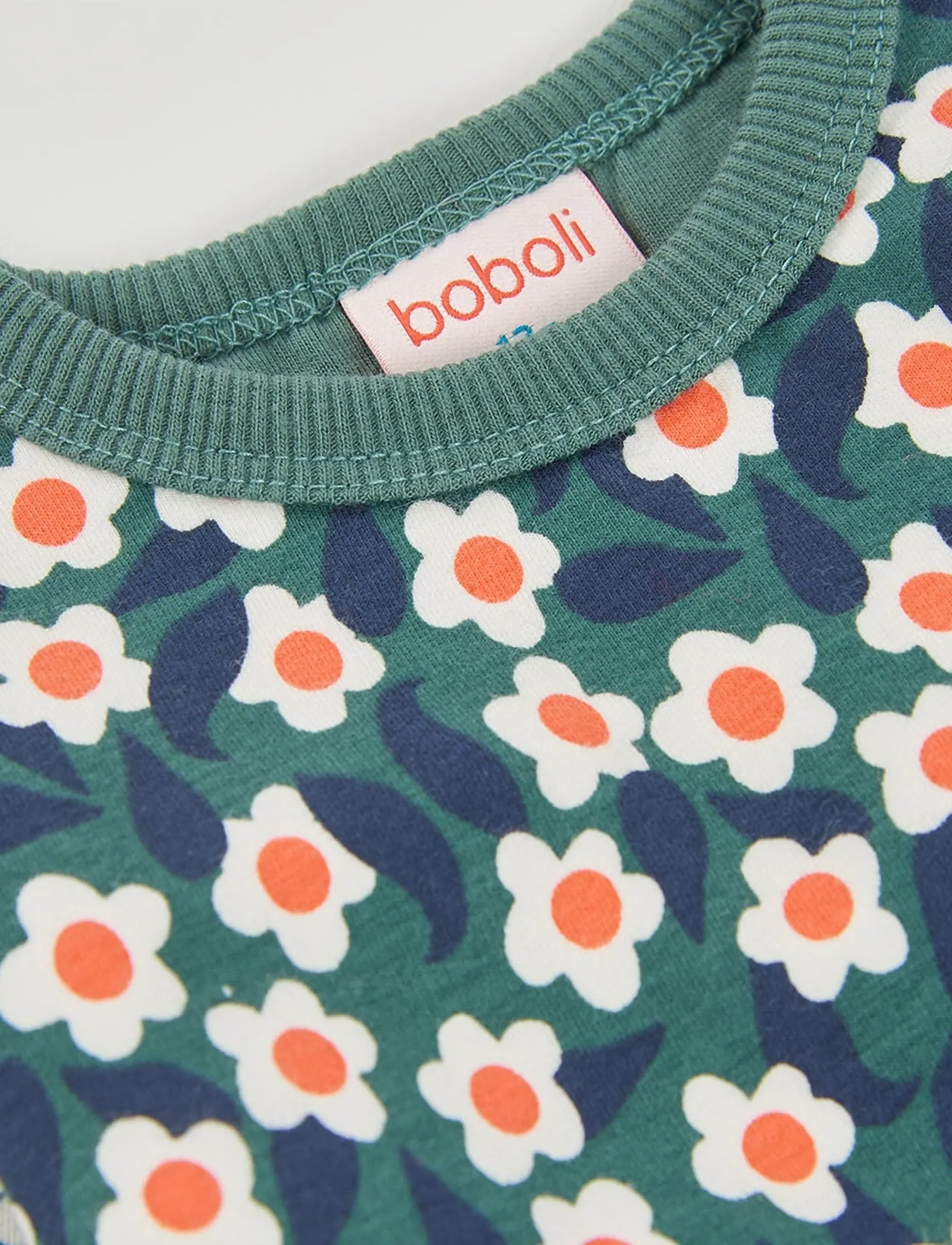 Boboli - Fleece dress floral for girl -BCI - langærmede babykjoler - print - 2