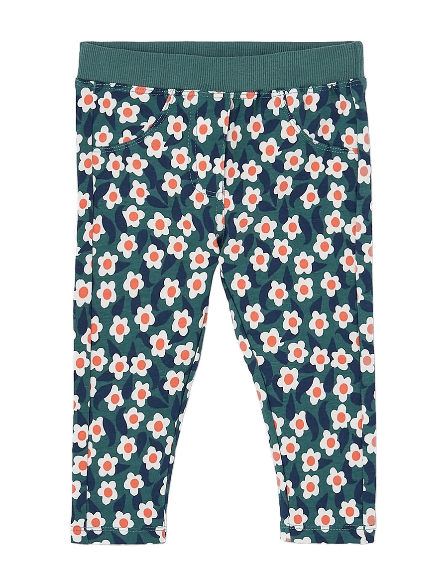 Boboli - Fleece trousers floral for girl -BCI - leggings - print - 0