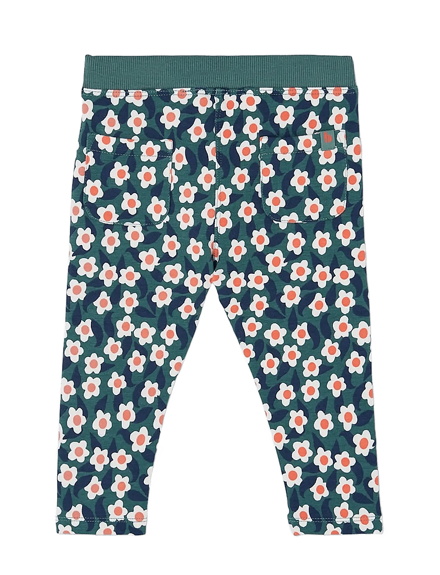 Boboli - Fleece trousers floral for girl -BCI - leggings - print - 1