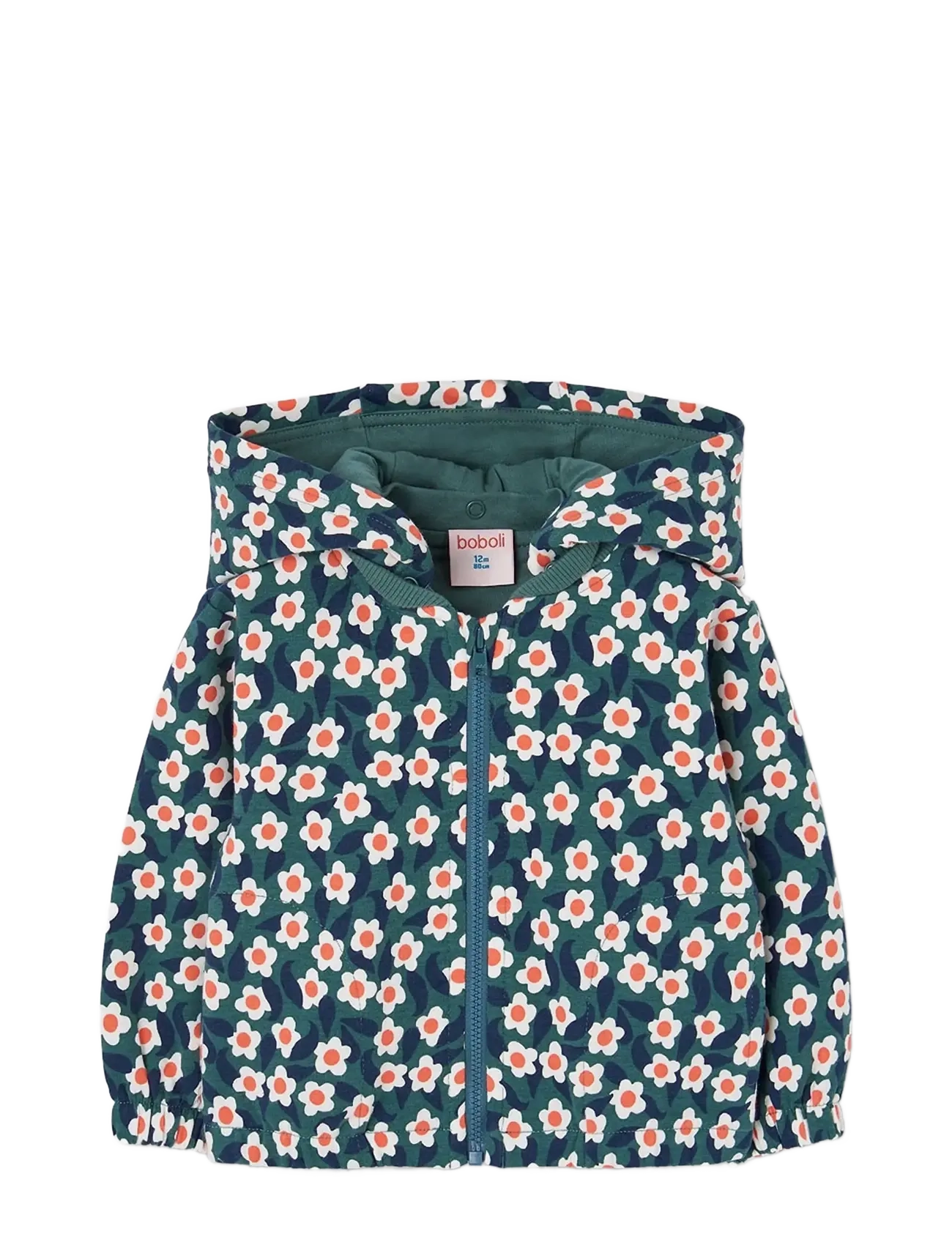 Boboli Fleece jacket floral for girl -BCI - Fleecejacke - PRINT / green