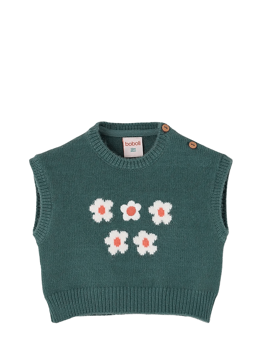 Boboli - Knitwear vest for girl - liivit - pino - 0