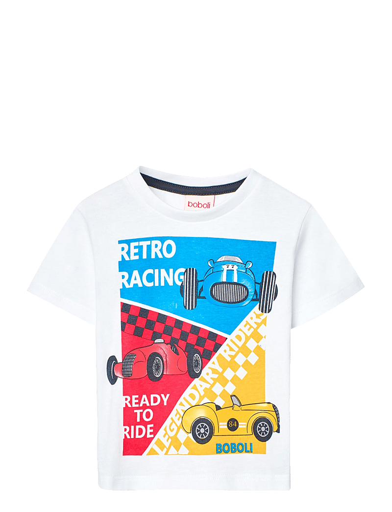 Boboli - Knit t-Shirt flame - kurzärmelige - white - 0